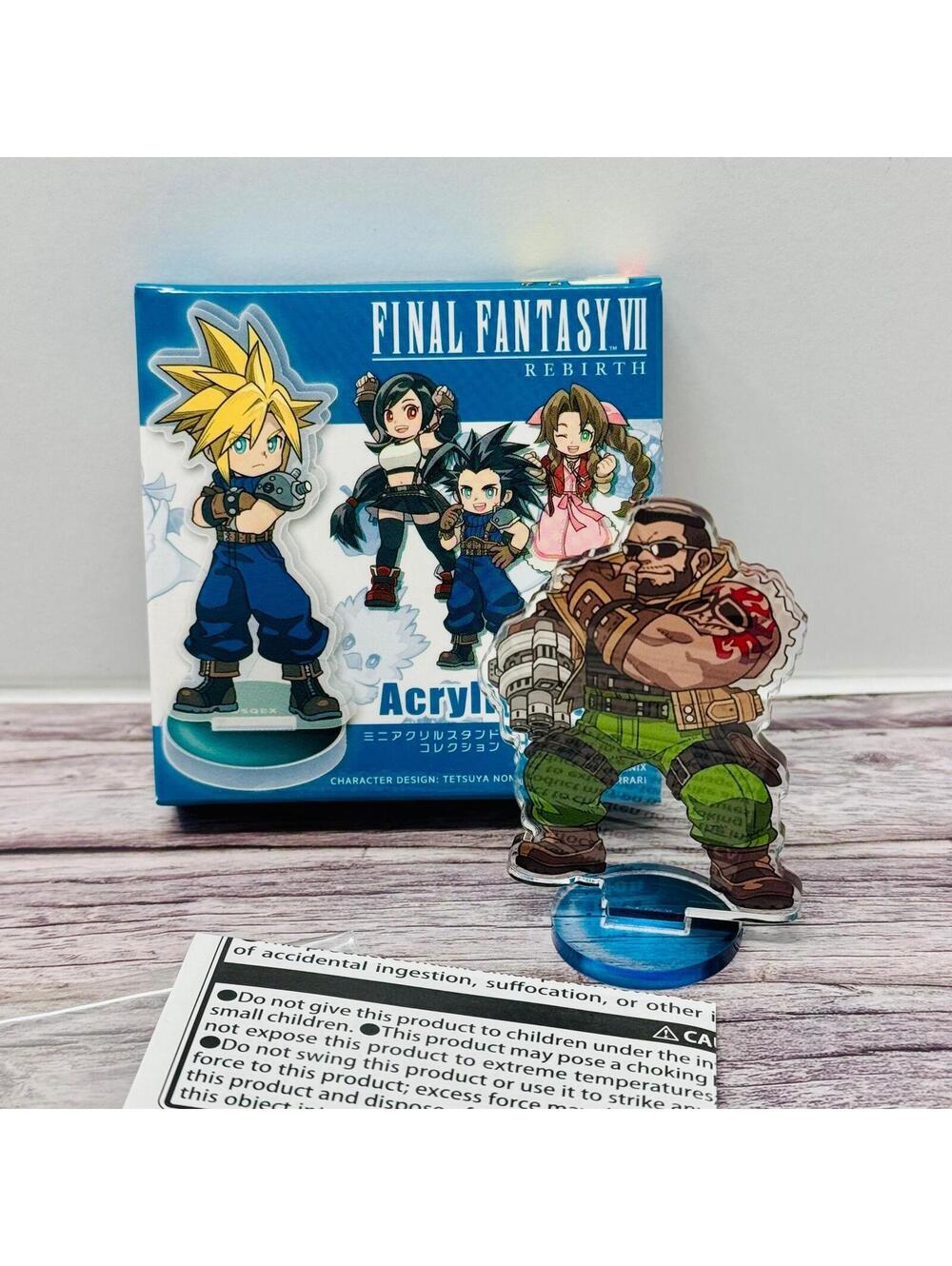 Final Fantasy VII Rebirth Mini Acrylic Stand Barret Japan Import US Seller